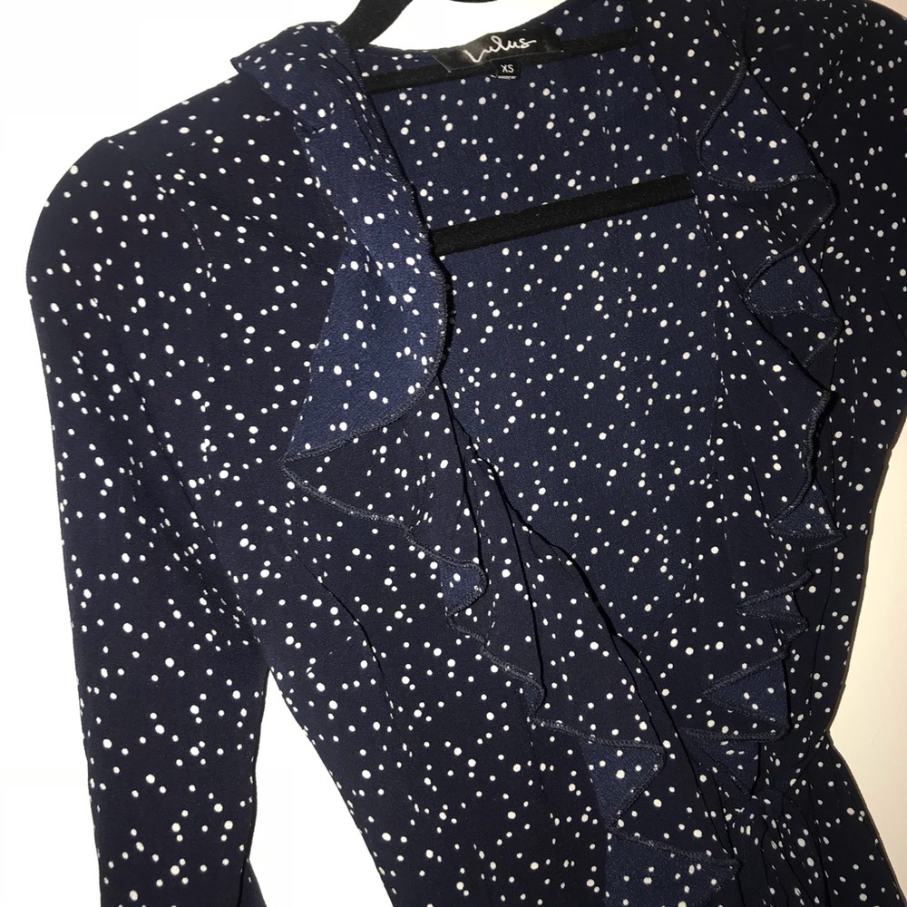 Lulus Ruffle Wrap Dress - Picture 5 of 6